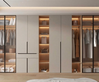 Modern Clothes Storage Area-ID:859265092