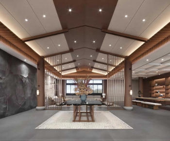 Wabi-sabi Style Lobby Hall-ID:610287901