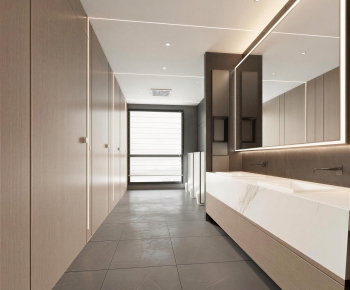 Modern Public Toilet-ID:414392957