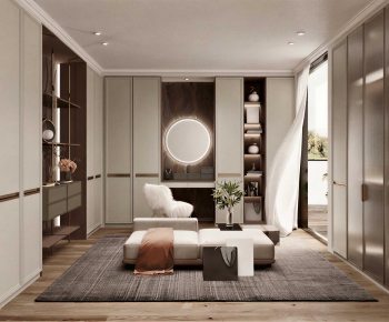 Modern Clothes Storage Area-ID:702498913