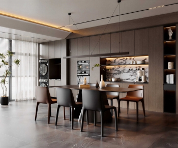 Modern Dining Room-ID:618777044