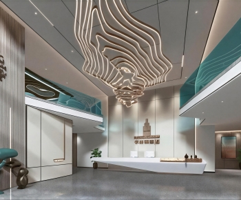 Modern Office Reception Desk-ID:260616065