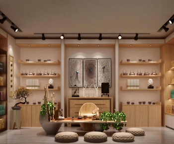 New Chinese Style Teahouse Tea House-ID:340280062
