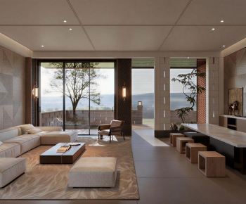 Modern A Living Room-ID:683293106