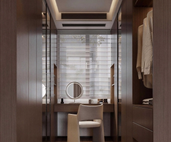 Modern Clothes Storage Area-ID:404742966