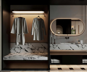 Modern Bathroom Cabinet-ID:945990193