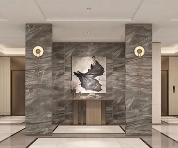 Modern Office Reception Desk-ID:793670896