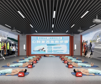 Modern School Classrooms-ID:573919066