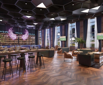 Industrial Style Restaurant-ID:462667945