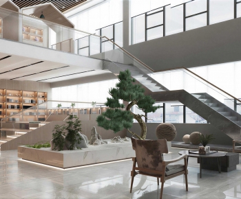 Modern Office Reception Desk-ID:786231991
