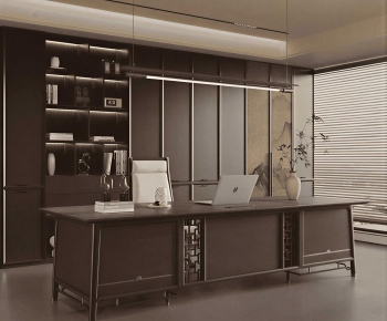 New Chinese Style Manager's Office-ID:665394072