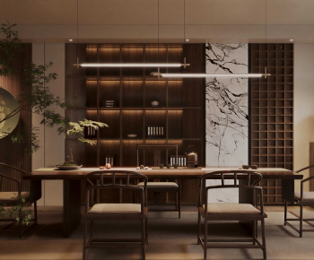 New Chinese Style Tea House-ID:444860559