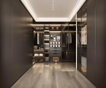 Modern Clothes Storage Area-ID:819660903