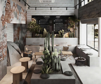 Industrial Style Cafe-ID:744309909