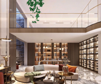 Modern A Living Room-ID:978028069