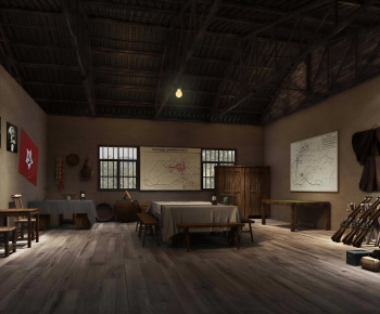 Modern Exhibition Hall-ID:214632036