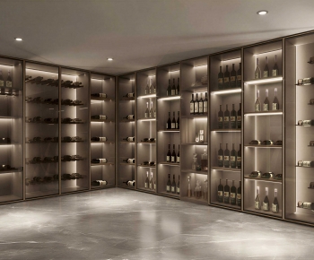 Modern Wine Cellar/Wine Tasting Room-ID:642421018