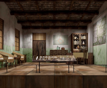 Retro Style Exhibition Hall-ID:102770363