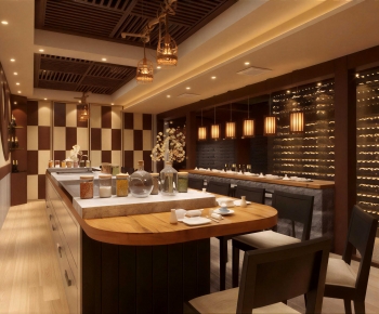 Japanese Style Dining Room-ID:739933971