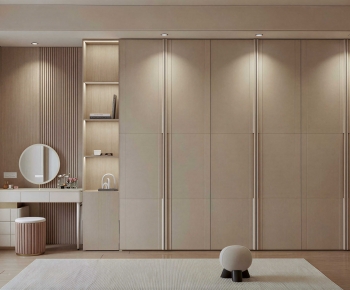 Modern Clothes Storage Area-ID:104880368