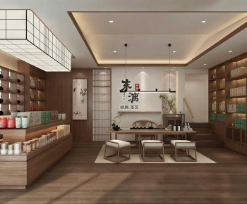 New Chinese Style Tea House-ID:731278906