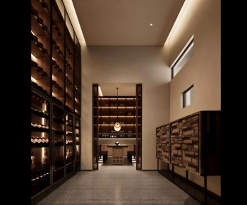 Modern Wine Cellar/Wine Tasting Room-ID:853373052