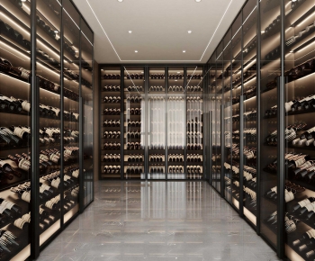 Modern Wine Cellar/Wine Tasting Room-ID:879712108