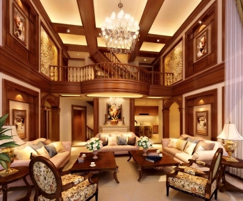 European Style A Living Room-ID:546670918