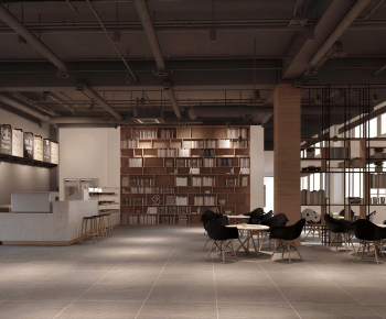 Industrial Style Cafe-ID:617379904
