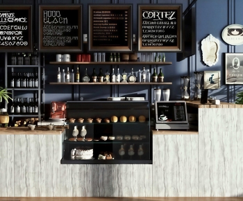 Industrial Style Counter Bar-ID:404448032