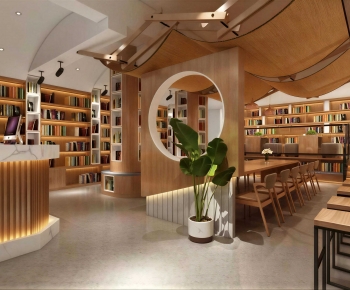 Modern Bookstore Book Bar-ID:315512907