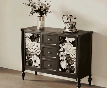 New Classical Style Side Cabinet-ID:519107107
