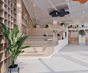 Modern Office Reception Desk-ID:786815881
