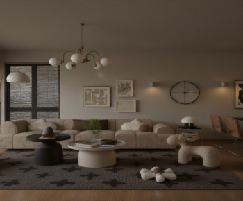Modern A Living Room-ID:807768114