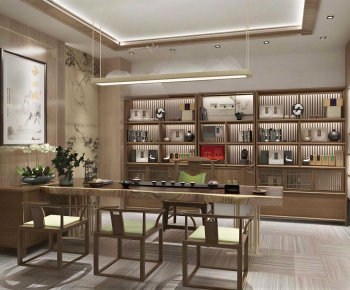 New Chinese Style Tea House-ID:464854966