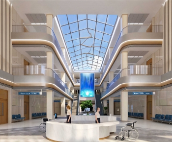 Modern Hospital Hall-ID:798331026