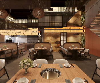 Modern Barbecue Restaurant-ID:975713977