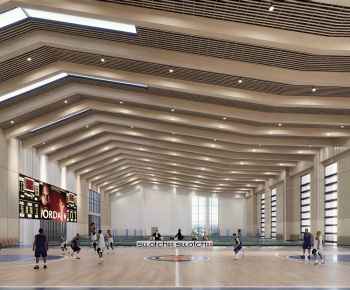 Modern Basketball Arena-ID:552738901