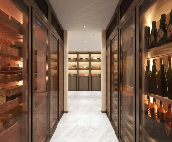 Modern Wine Cellar/Wine Tasting Room-ID:545330054