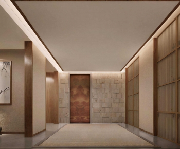 Japanese Style Hallway-ID:856399061