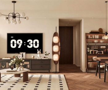 Modern A Living Room-ID:592300895