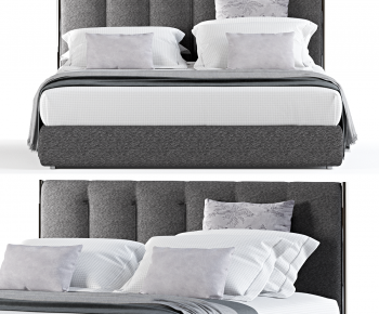 Modern Double Bed-ID:500415095