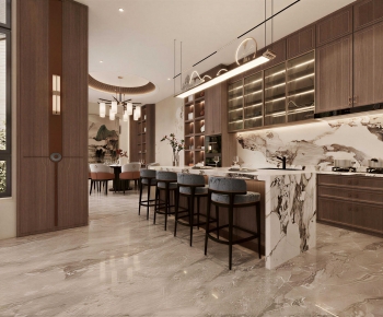 New Chinese Style Dining Room-ID:937861927