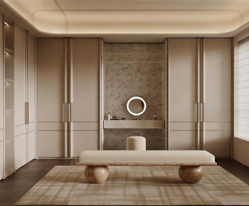Modern Clothes Storage Area-ID:974483013