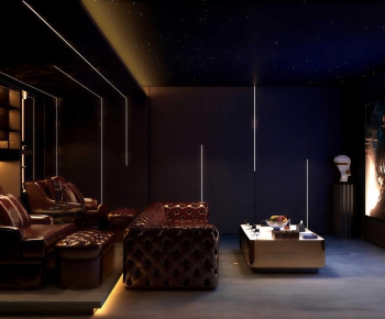 Modern Audiovisual Room-ID:805315977