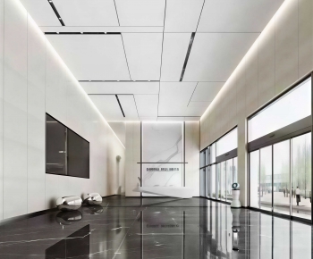 Modern Office Reception Desk-ID:554281006