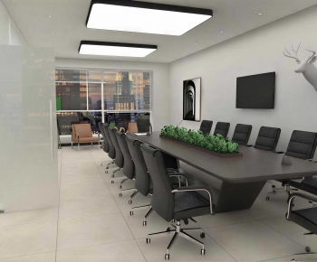 Modern Meeting Room-ID:682909553