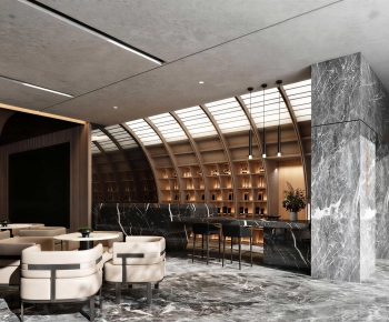 Modern Real Estate Sales Office-ID:583719024