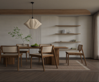 Wabi-sabi Style Dining Room-ID:278799061