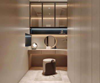 Modern Clothes Storage Area-ID:484617954